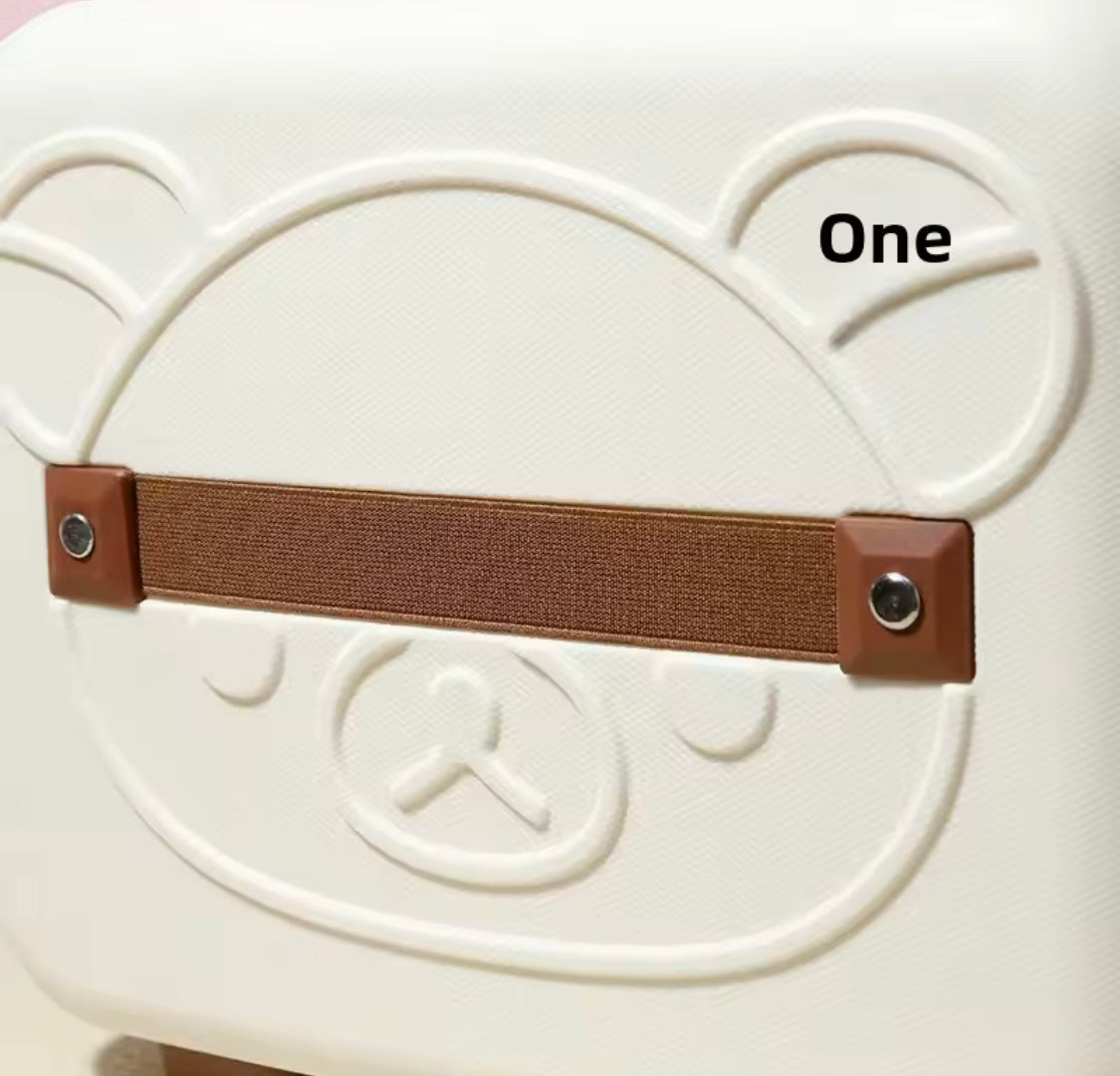 Portable Mini Bear Makeup Handbag, Mini Bear Travel Cosmetic Bag, Durable Zipper Cosmetic Bag Portable Mini Bear Makeup Handbag, Mini Bear Travel Cosmetic Bag, Durable Zipper Cosmetic Bag